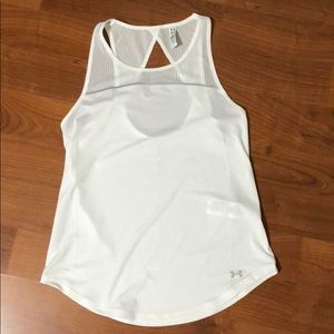 White Under Armour tank